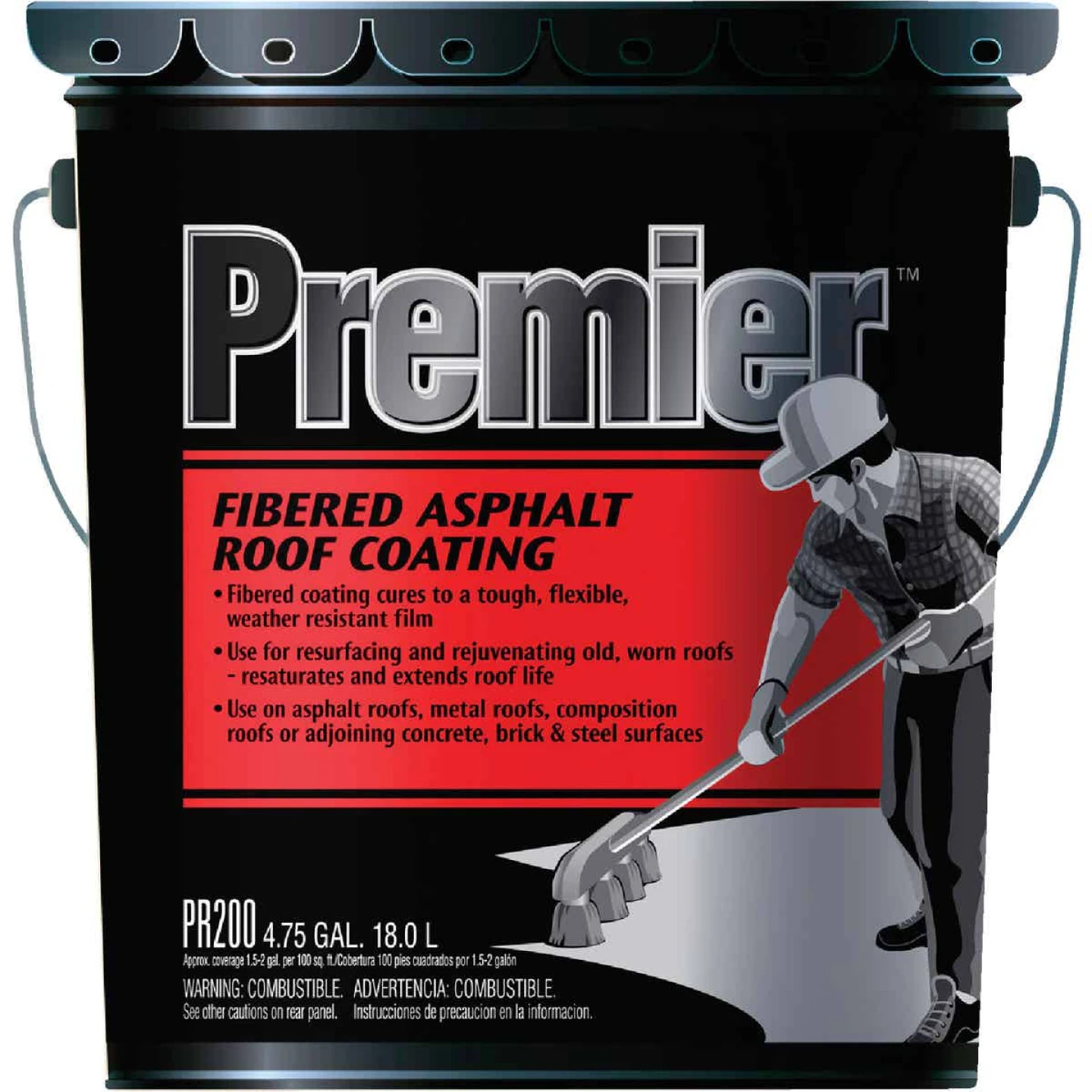 Fibered Asphalt Roof Coating - Durable Waterproof Sealant For Roofs