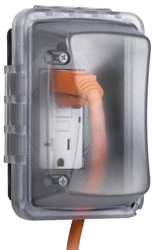 Weatherproof Cover, Polycarbonate, Clear, 16 In, Horizontal/vertical Mounting