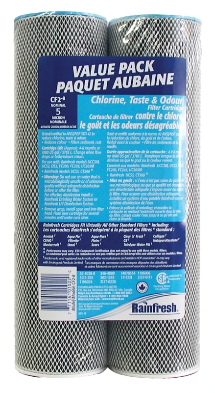 Cf2 Activated Carbon Filter Cartridge 9-3/4 X 2-5/8 Inches