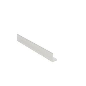Aluminum Corner Guard 1" X 1" X 1/8" X 8' Satin Anodized
