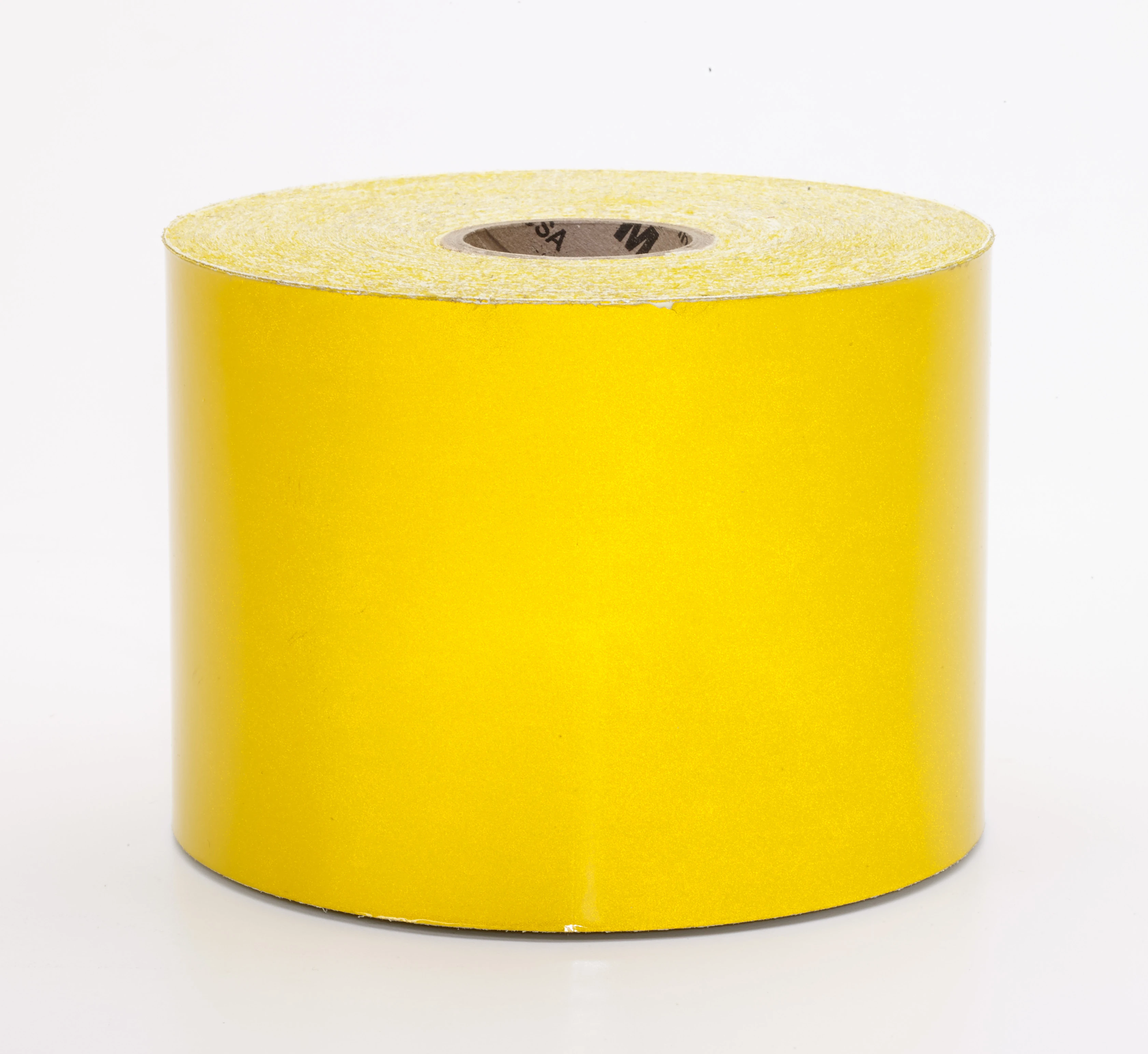 Retro Reflective Adhesive Tape, 50 Yards Long X 4 Inches Wide, Yellow