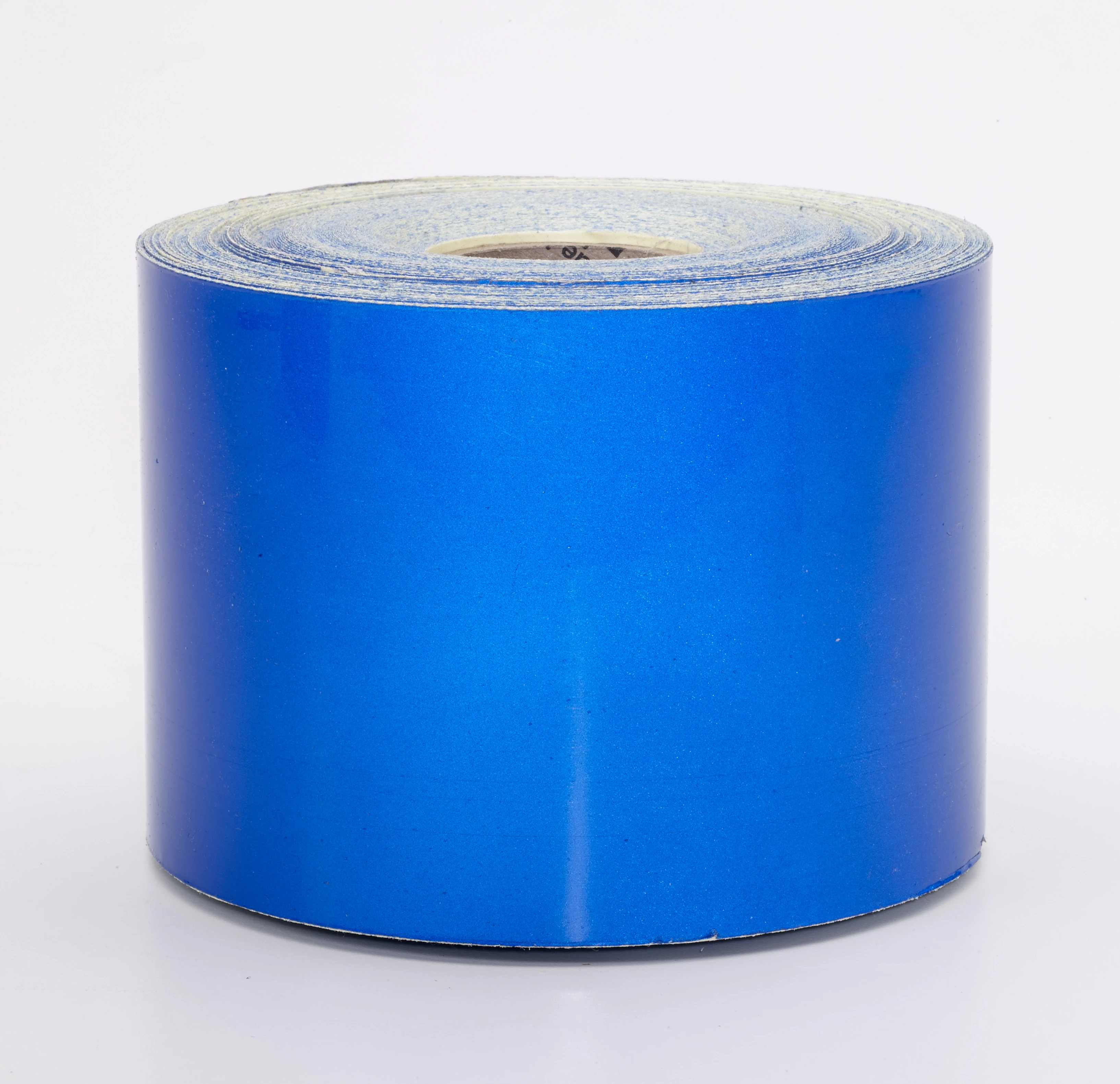 Retro Reflective Adhesive Tape, 50 Yards Long X 4 Inches Wide, Blue