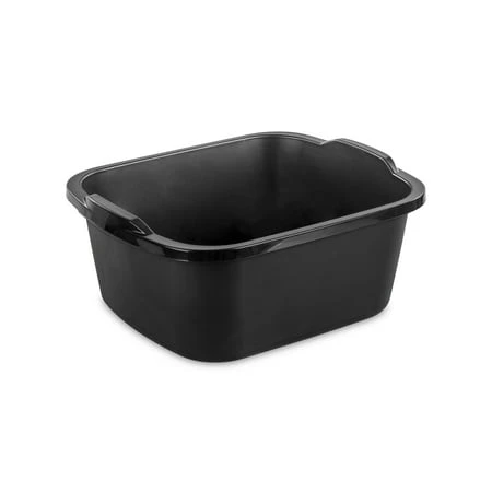 18 Quart Dishpan In Black - Versatile Utility Basin For Home And Kitchen