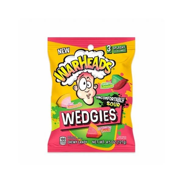 Sour Wedgies Candy, 4.5 Oz. Peg Bag - Deliciously Tangy Treat
