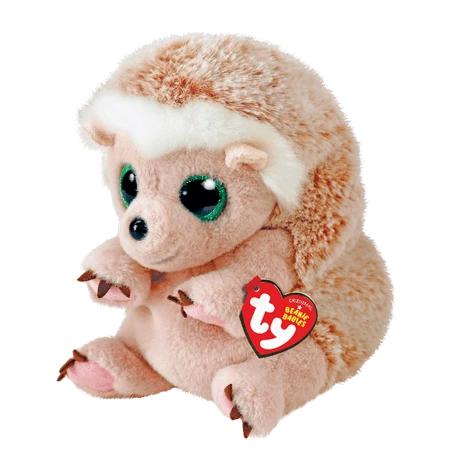 Beanie Baby Bumper The Tan Hedgehog Belly 6 Inch Stuffed Plush Toy