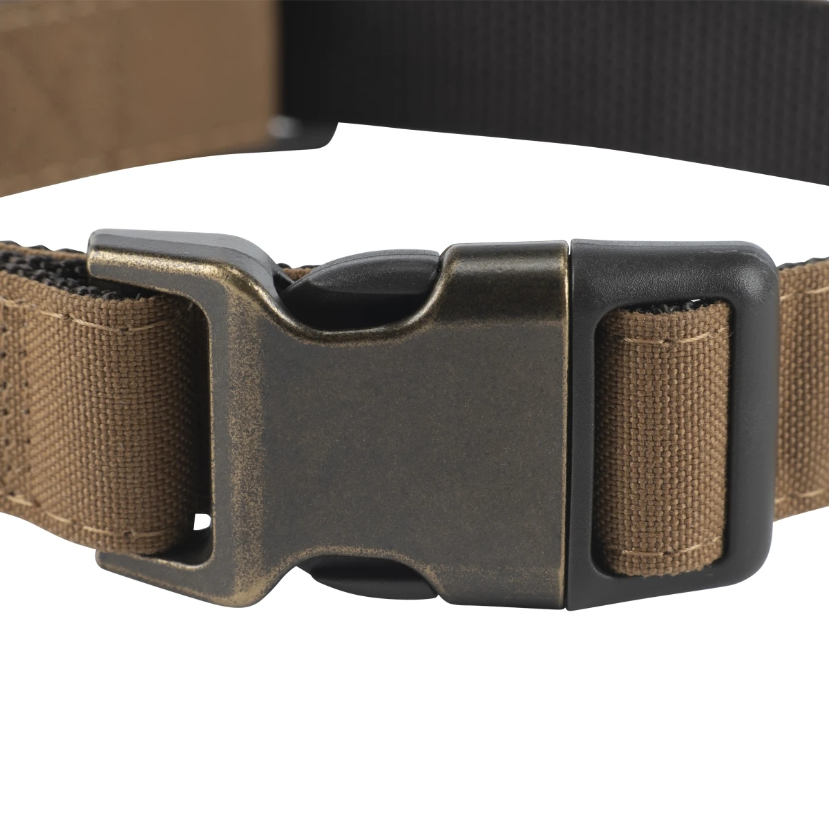 Large Journeyman Dog Collar - Carhartt Brown & Dark Brown