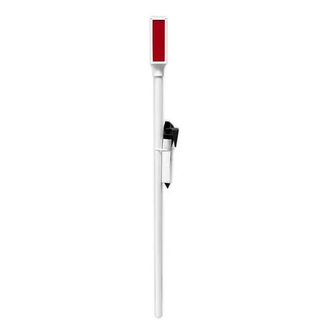 Red Led Solar Driveway Marker, 42 Inch, 2 Modes With Batteries Included