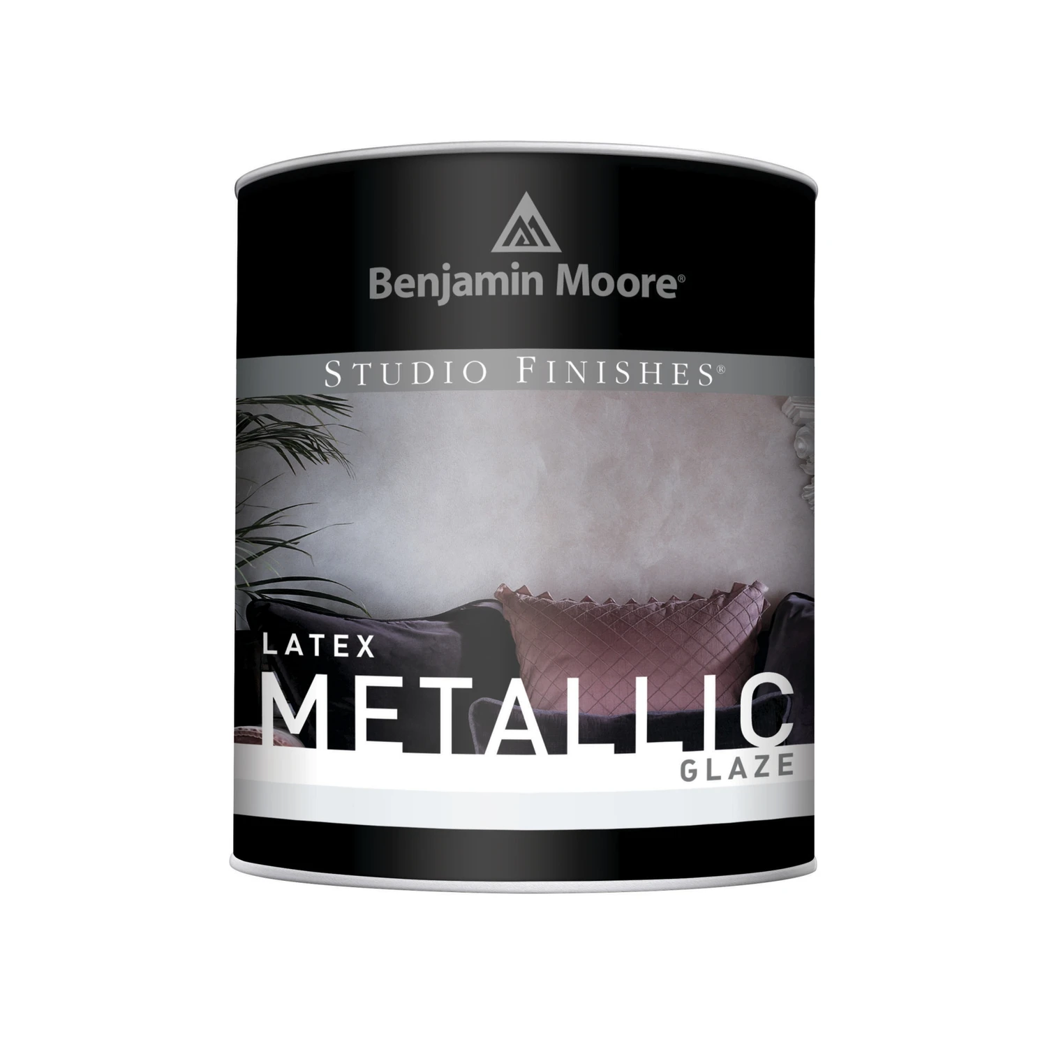 Studio Finishes Semi-gloss Silver Metallic Glaze 1 Quart For Interior Use