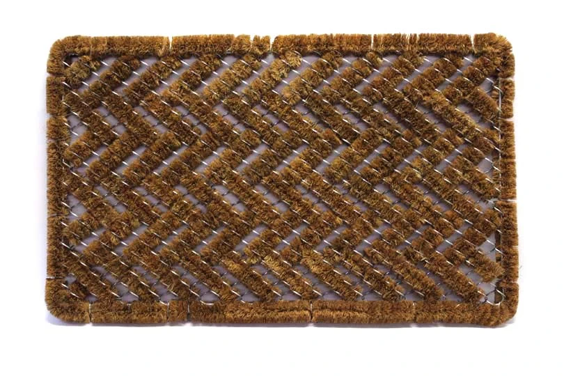 Scraper Door Mat 22 X 36 Inches Natural Brown Coconut Fiber
