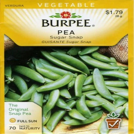 Burpee Sugar Snap Pea Vegetable Seed, 1-pack
