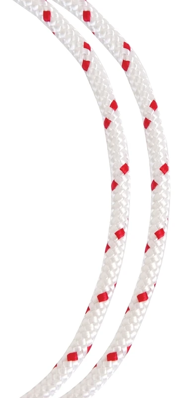 Polyester Diamond Braided Rope, 1/4 In Diameter, 50 Ft Length, #8