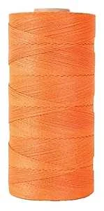 Nylon Twine, Orange, 18 Diameter, 525 Feet Length, Working Load Limit 13 Pounds