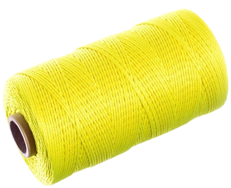 Yellow Twine No. 18 Diameter, 260 Feet Length, 13 Lb Working Load Limit