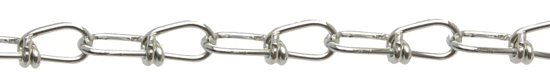 Double Loop Chain 3/0 Size, 100 Feet Length, 305 Lb Working Load Limit