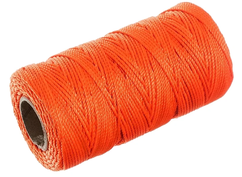 Nylon Twine, Orange, No. 18 Diameter, 260 Feet Length, 13 Lb Working Load Limit