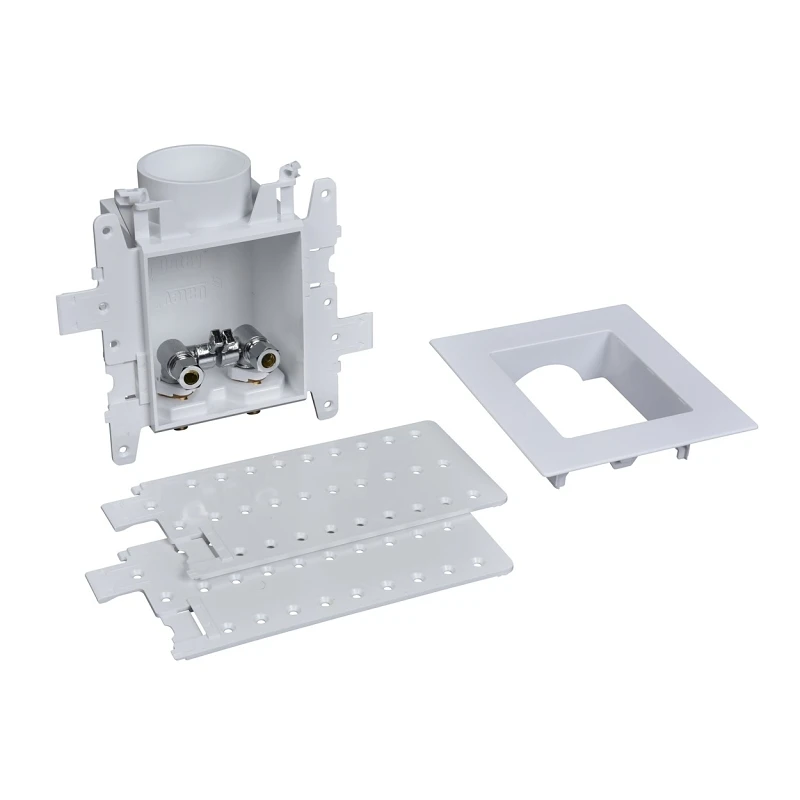 Moda Lavatory Supply Box System With Pex Brass Compression Valves - Model 37743