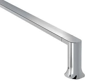 Genta Chrome 24 Inch Bar Towel - Stylish And Functional Bathroom Accessory