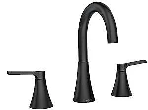 Mikah Collection 2 Handle Lavatory Faucet In Matte Black - Model 84312bl