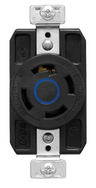 Locking Receptacle 30 Amp 250 Volt 3 Phase 4 Wire Nema L15-30