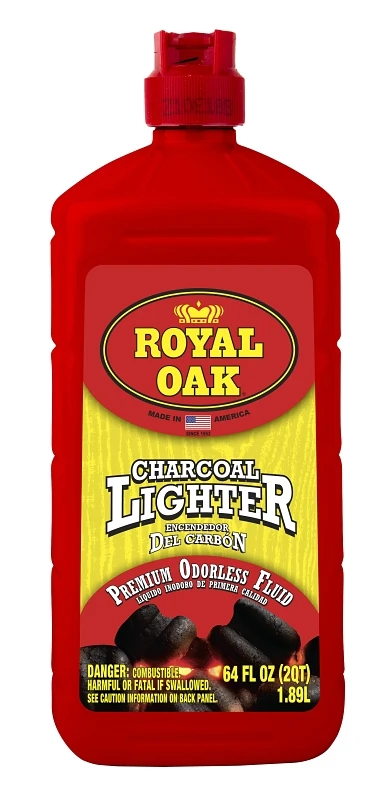 Charcoal Lighter Fluid, 64 Fluid Ounces, Quick Lighting Solution