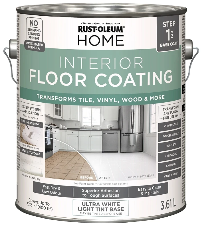 Ultra White Coat Base Tint 3.61 Liters For Durable Floor Coating