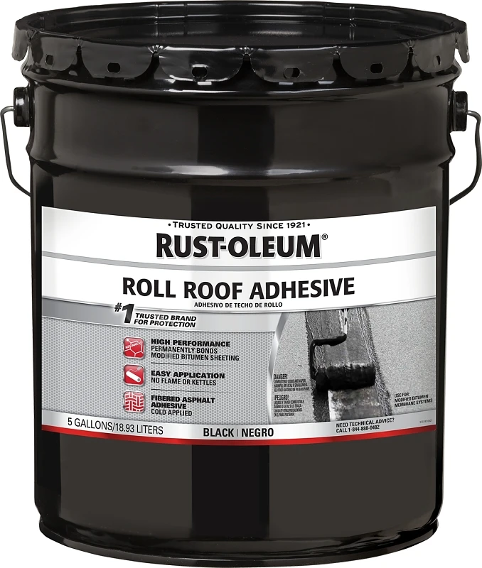 5 Gallon Black Adhesive Roofing Roll For Modified Bitumen Systems