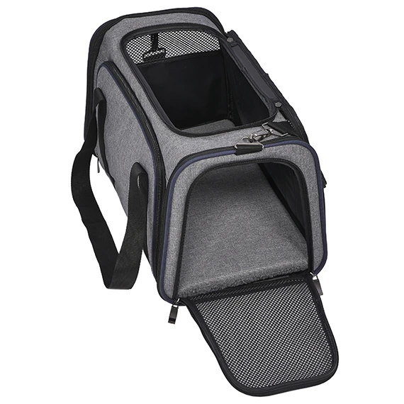Mw02622 Duffy Pet Carrier, Gray - Medium Size For Pets