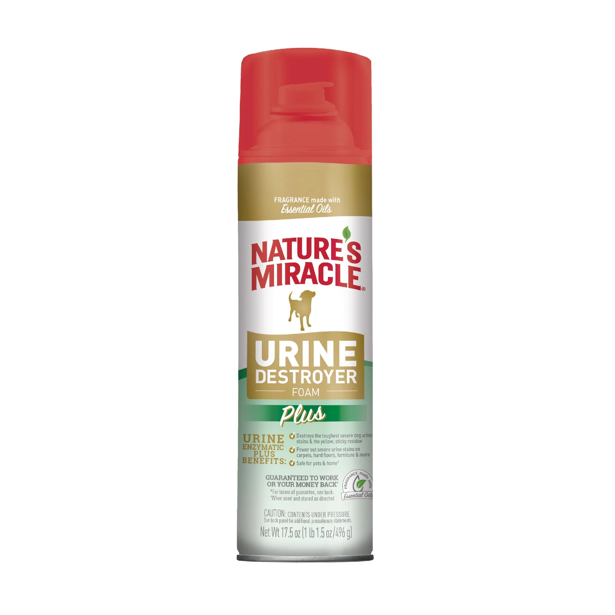 Urine Destroyer Foam Plus Stain & Odor Remover For Dogs, 17.5 Fl. Oz.