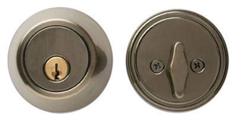 Antique Brass Single Cylinder Deadbolt For Residential Doors
