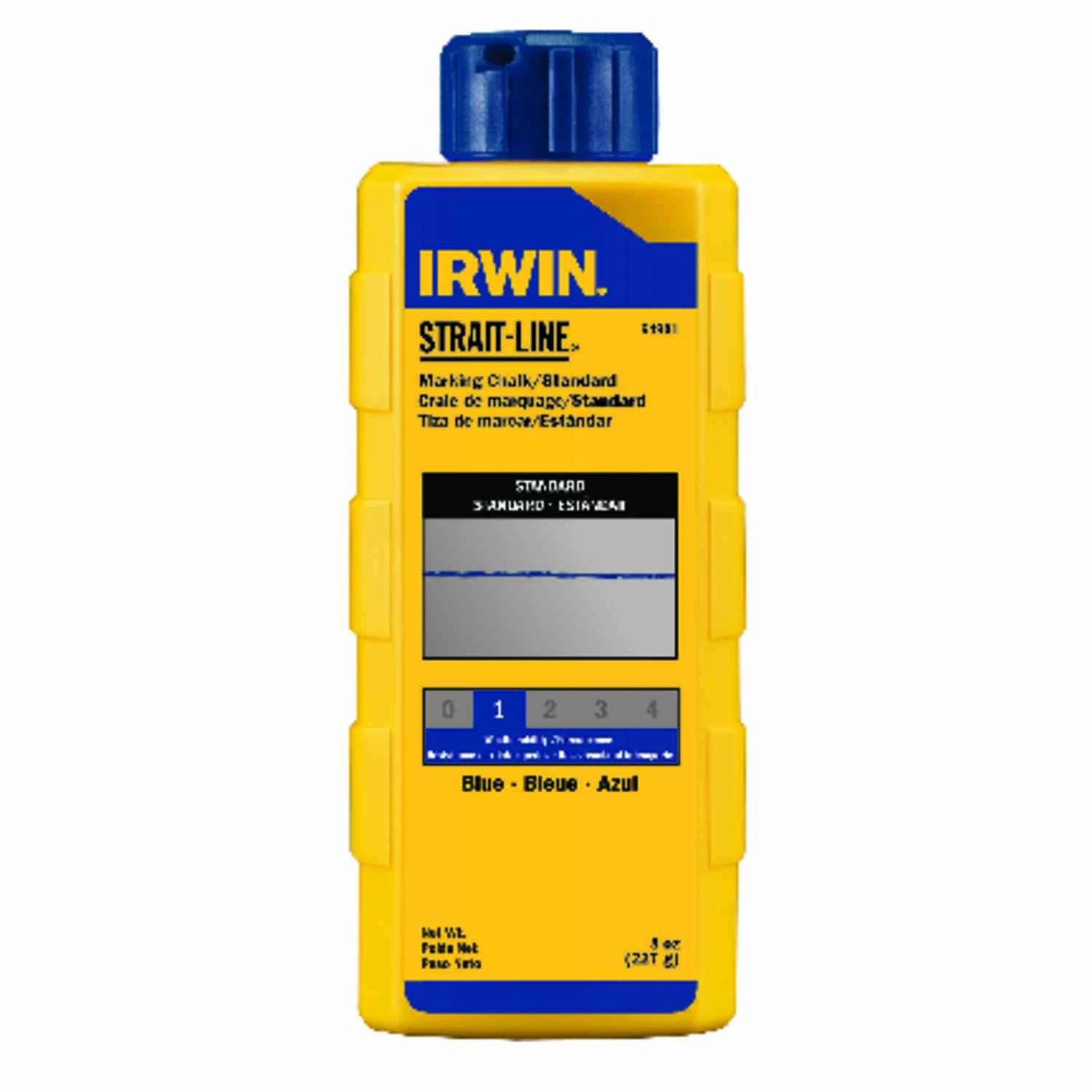 Strait-line 8 Oz. Permanent Marking Chalk In Blue For Interior And Exterior Use