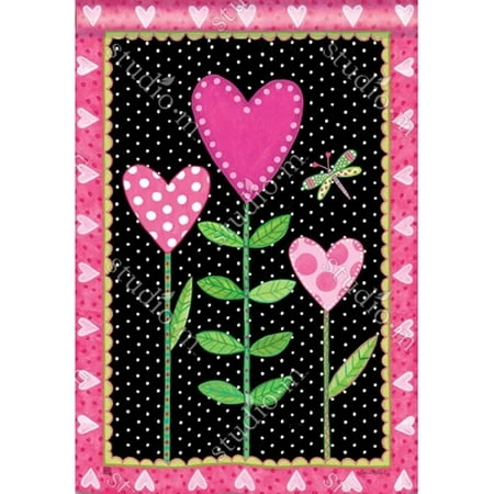 House Flag - Love Sprouts Design, 28 X 40 Inches