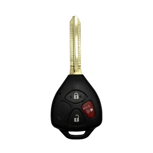 Replacement Full Function Transponder Remote Key For 2015-2018 Toyota Yaris - Black