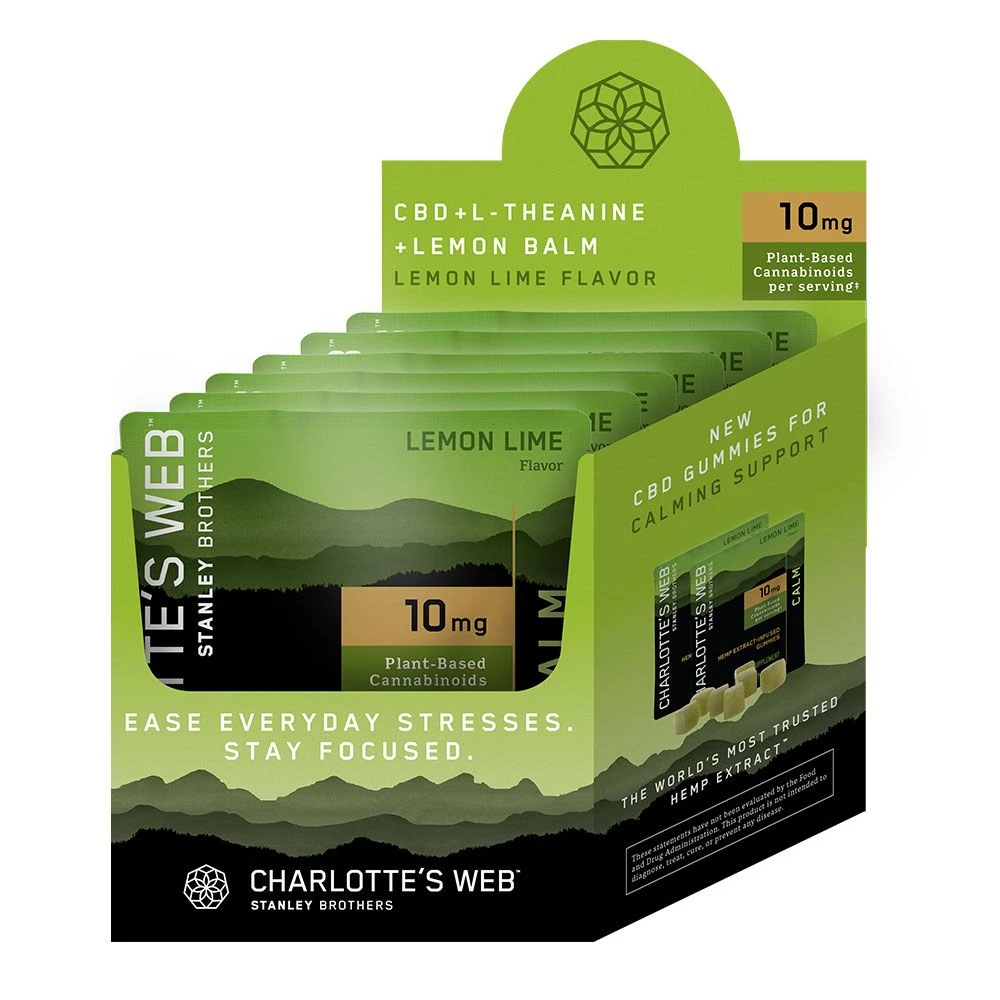 CHARLOTTE'S WEB Hemp Infused CALMing Gummies 10MG 6CT