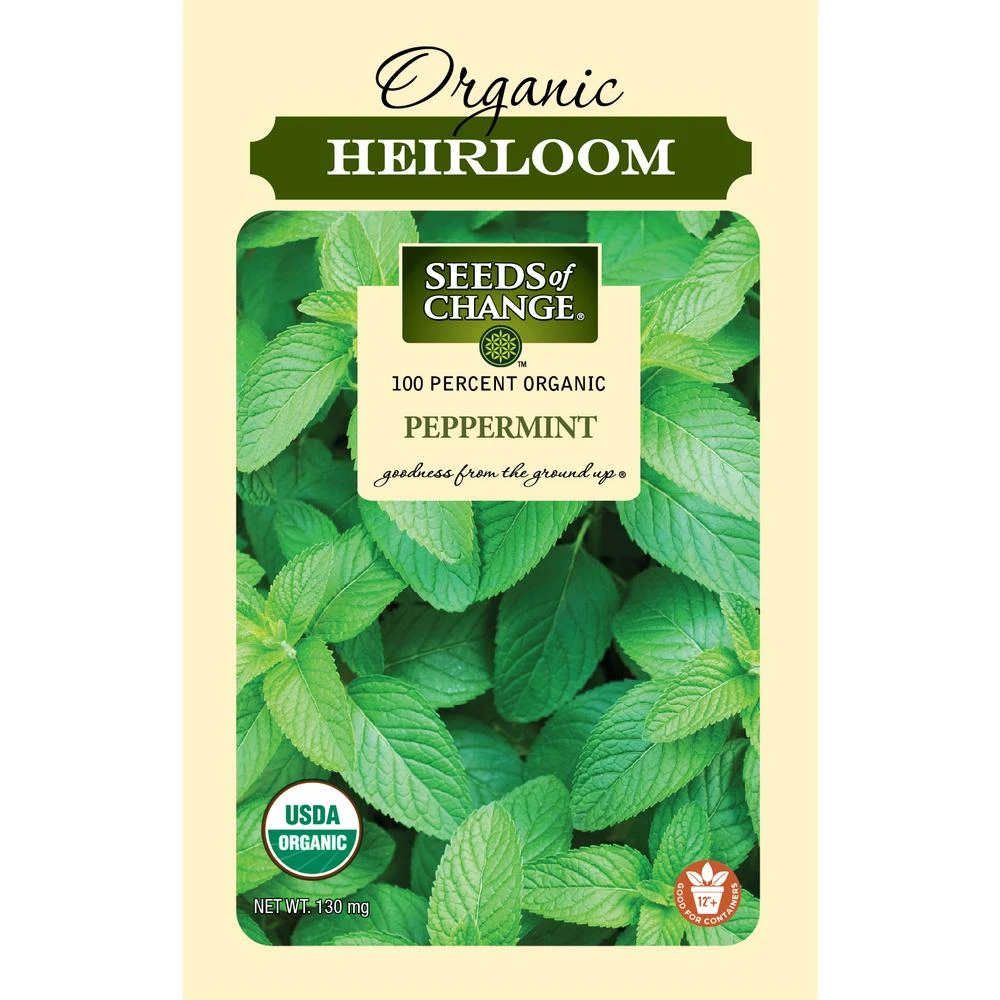 Organic Peppermint Seeds - Non-gmo Herb Garden Starter Pack