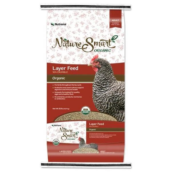 Nature Smart Organic Adult Chicken Layer Feed 50 Lb Bag