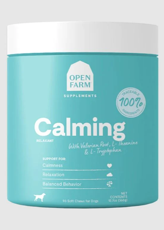 Calming Supplement Chews For Dogs, 90 Count - Natural Ingredients
