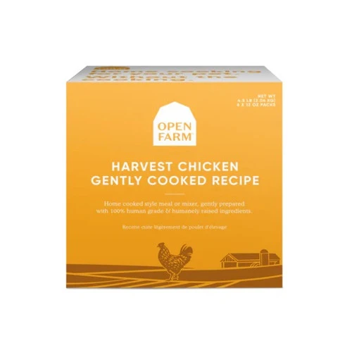 OPEN FARM Frozen Harvest Chicken Gently Cooked Recipe Dog Food 6LB BOX