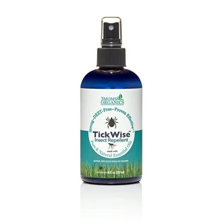 8oz Tickwise Natural Tick And Insect Repellent By 3 Moms Organics, Deet-free Formula