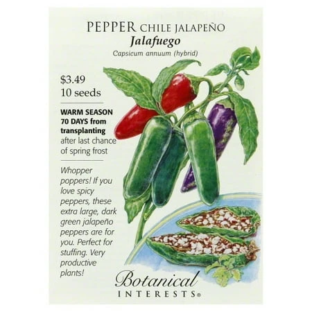Jalafuego Pepper Chile Jalapeno Seeds - 10 Seeds