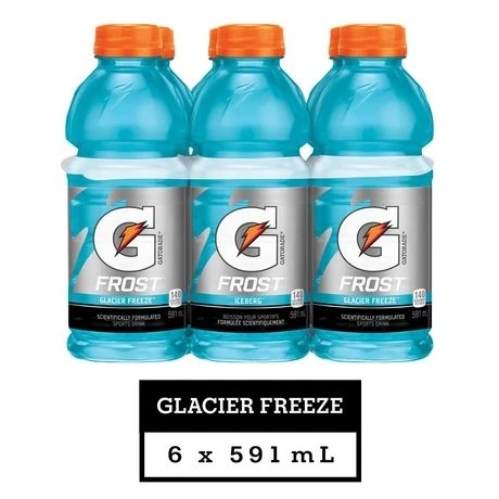 Gatorade Frost Glacier Freeze Sports Drink 20 Fl Oz Bottle