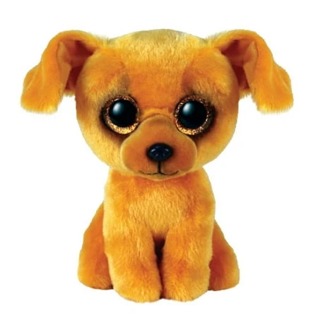 Beanie Boos Zuzu The Brown Dog With Glitter Eyes - 6 Inch Plush Toy