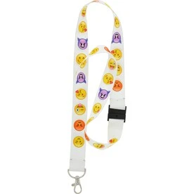 Emoji Lanyard With Breakaway Safety Feature - Model 713179