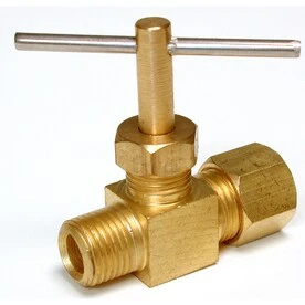 Evaporative Cooler Straight Needle Valve, One Quarter Inch by One Eighth Inch