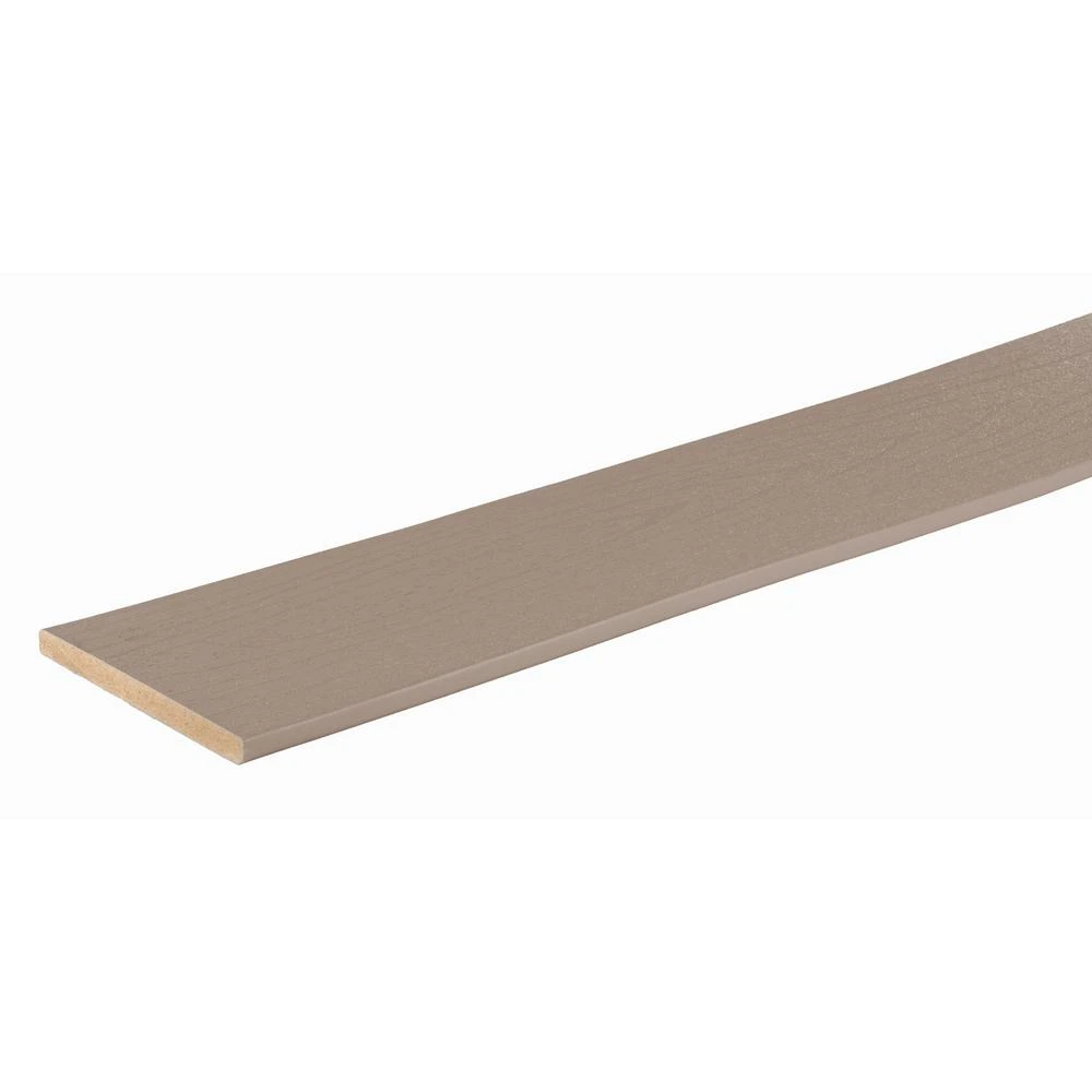 Terrain Collection 9/16 In. X 7-1/4 In. X 12 Ft. Sandy Birch Capped Riser Composite Decking Board