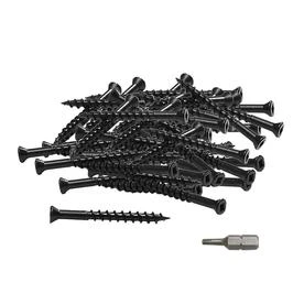 Concealoc 50-count Black Concealed Screw Deck Hidden Fasteners