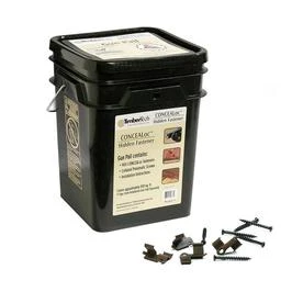 Concealoc 900-count Brown Clip Deck Hidden Fasteners For 500 Square Feet Coverage