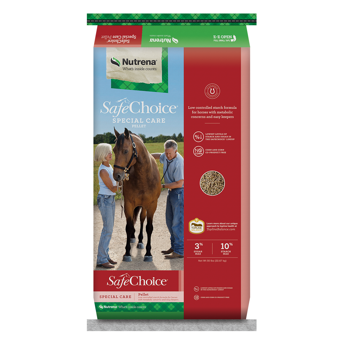 Special Care Horse Feed 50 Lb - 14% Protein For Metabolic Concerns