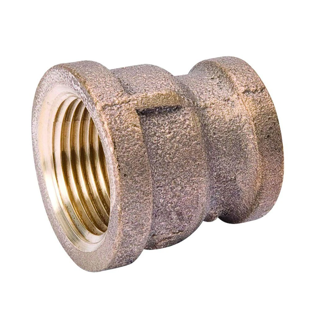 3/8 In. X 1/4 In. Brass Fpt X Fpt Reducing Coupling - Model 454-021hc