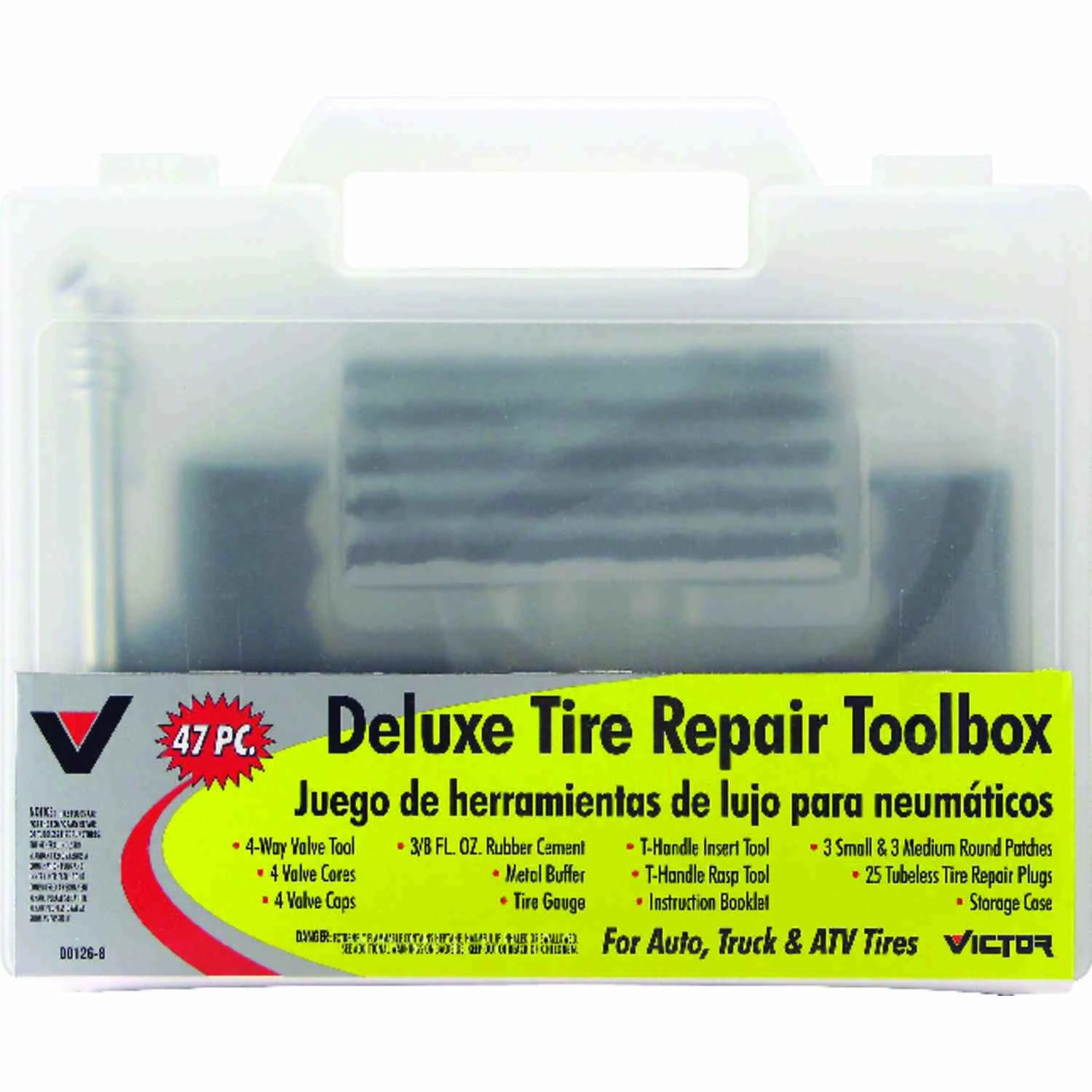 Tire Repair Toolbox For Auto, Truck, And Atv - Model 22-5-00126-8