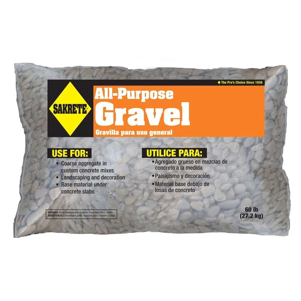 All-purpose 60 Lb. Gravel For Landscaping, Drainage, And Construction Projects